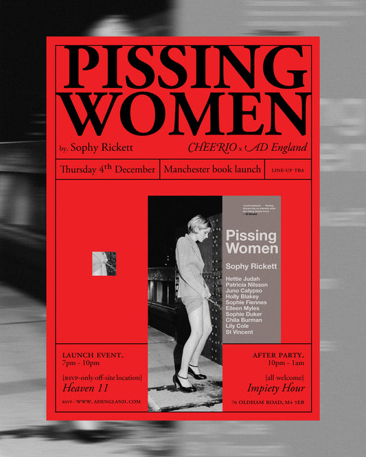 PISSING WOMEN book launch at Heaven 11 & after party at Impiety Hour | Thu 4th Dec {RSVP}
